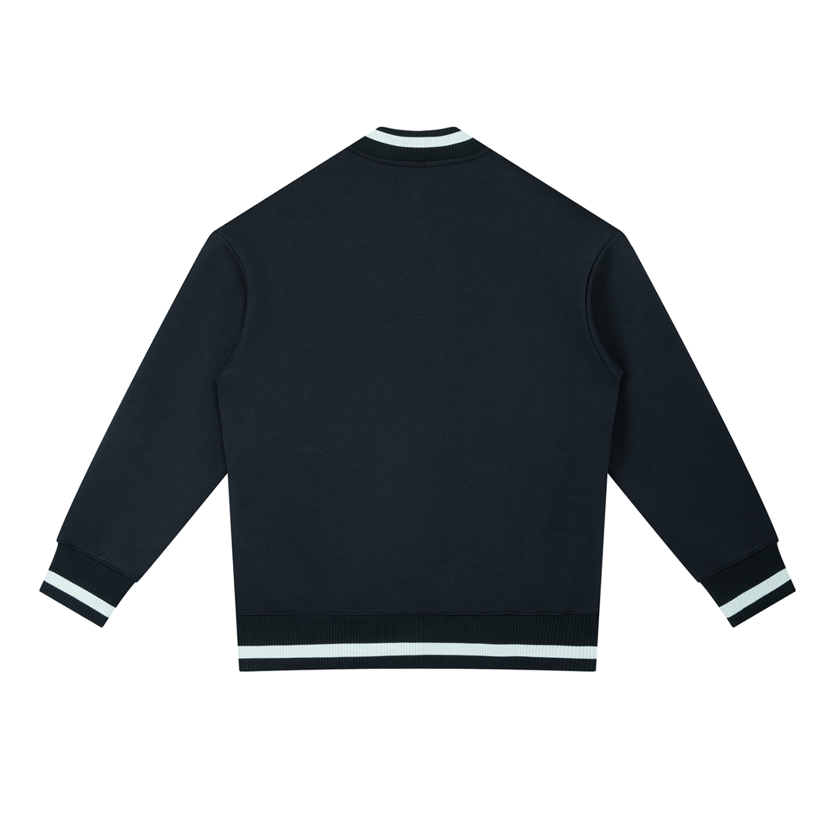 Contrast Piping Bomber Jacket