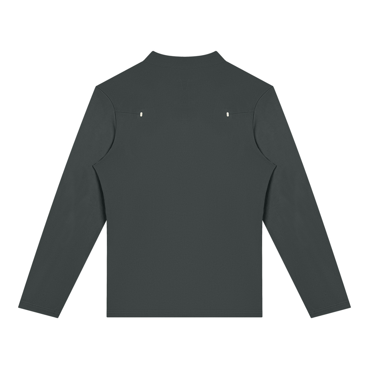 Quarter-Zip Training Top in Dark Grey, back