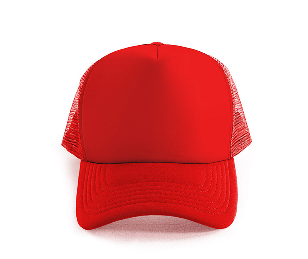 Classic Trucker Cap in Red, front