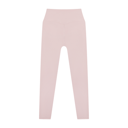 High Waisted Leggings in Pink, back