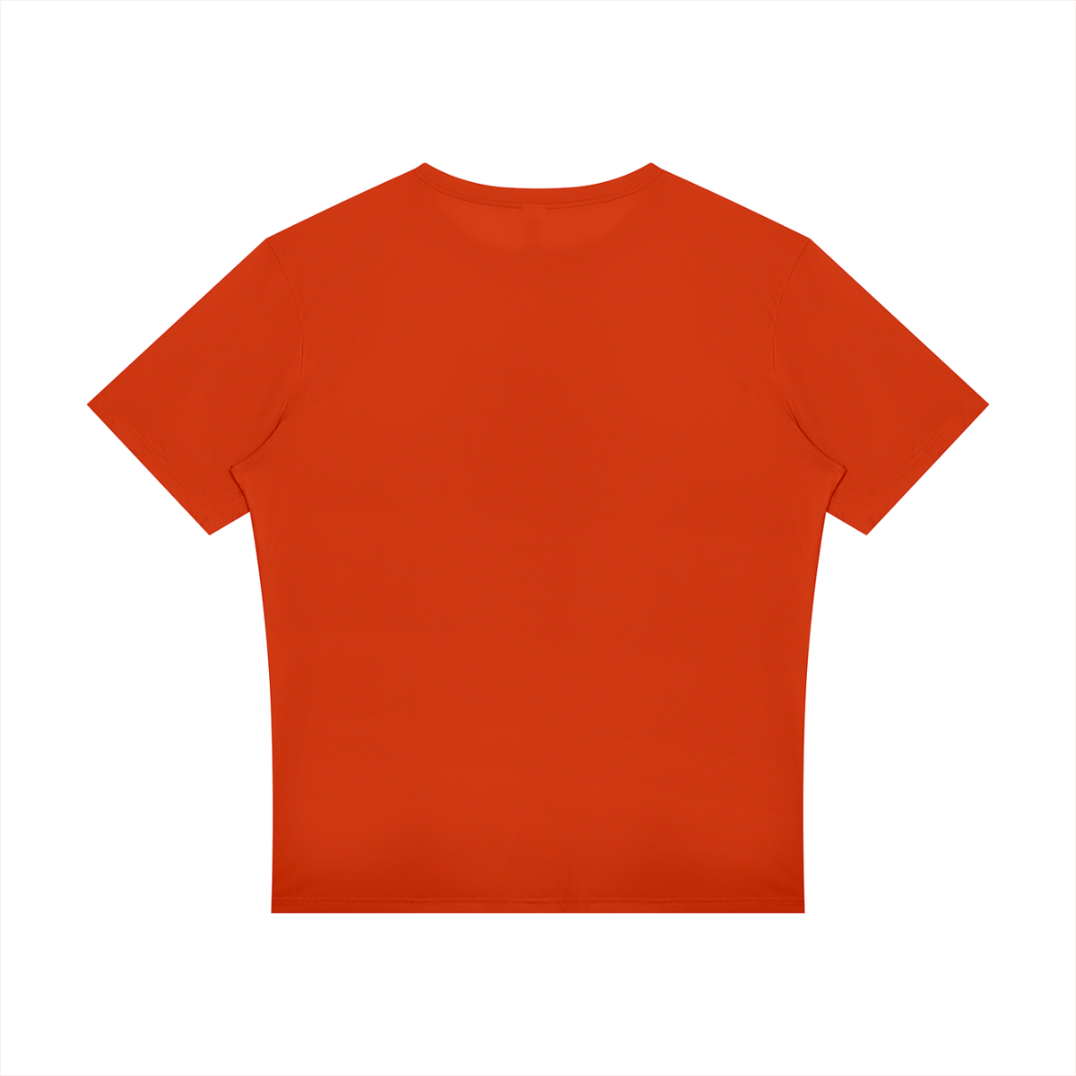 Reflective Raglan Running Tee in Orange, back