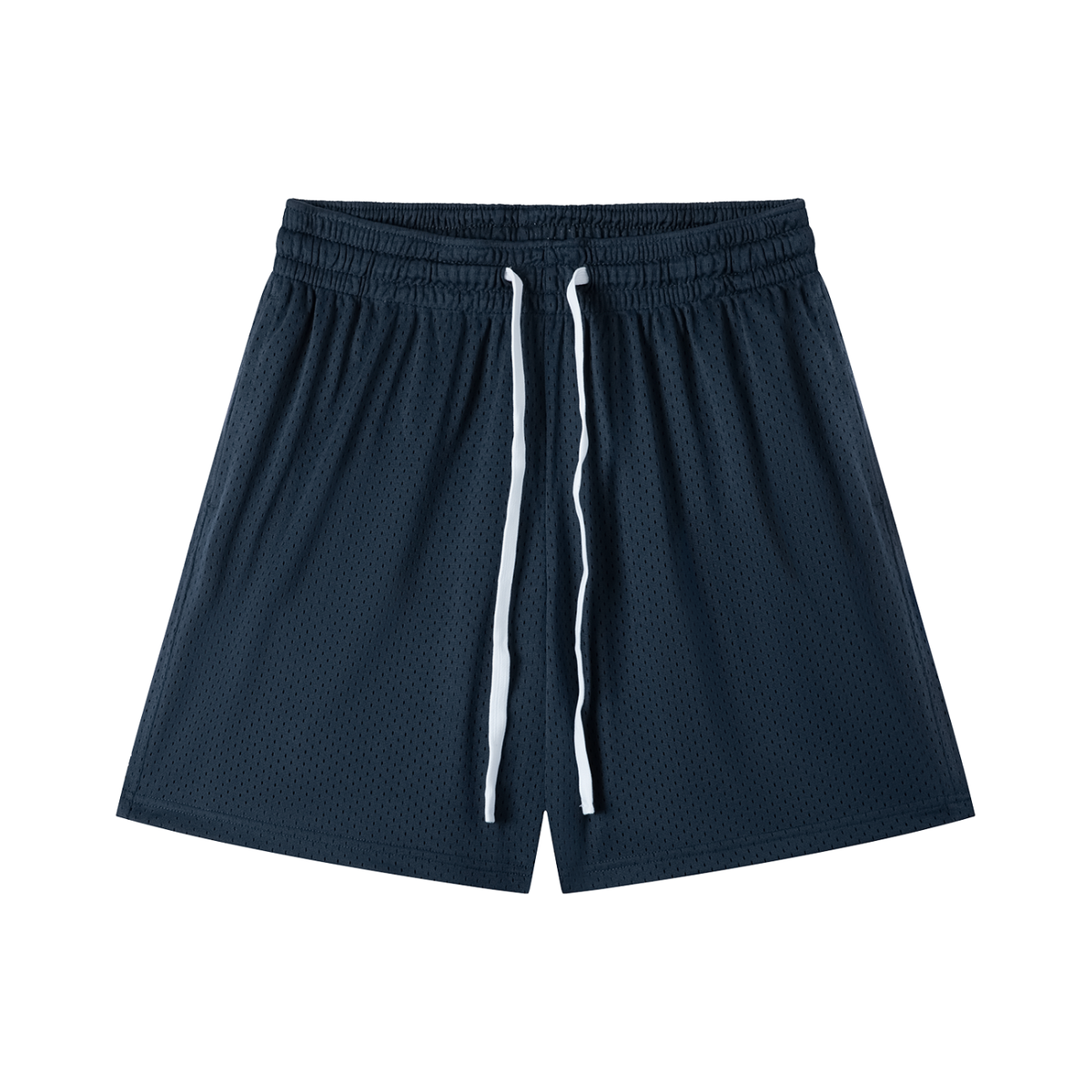 Mesh Training Shorts in Navy, front