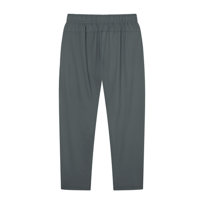Men's Tapered Training Pants in Dark Grey, back