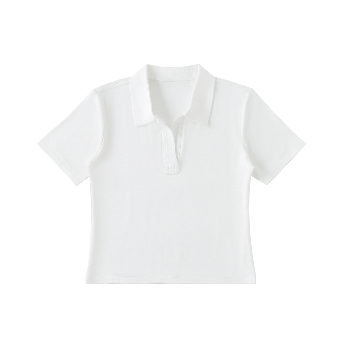 Women's Fitted Crop Polo