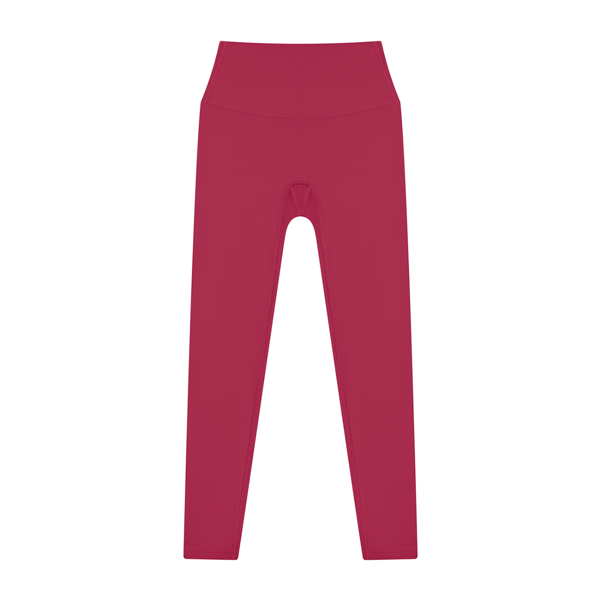 High Waisted Leggings in Rose Red, front