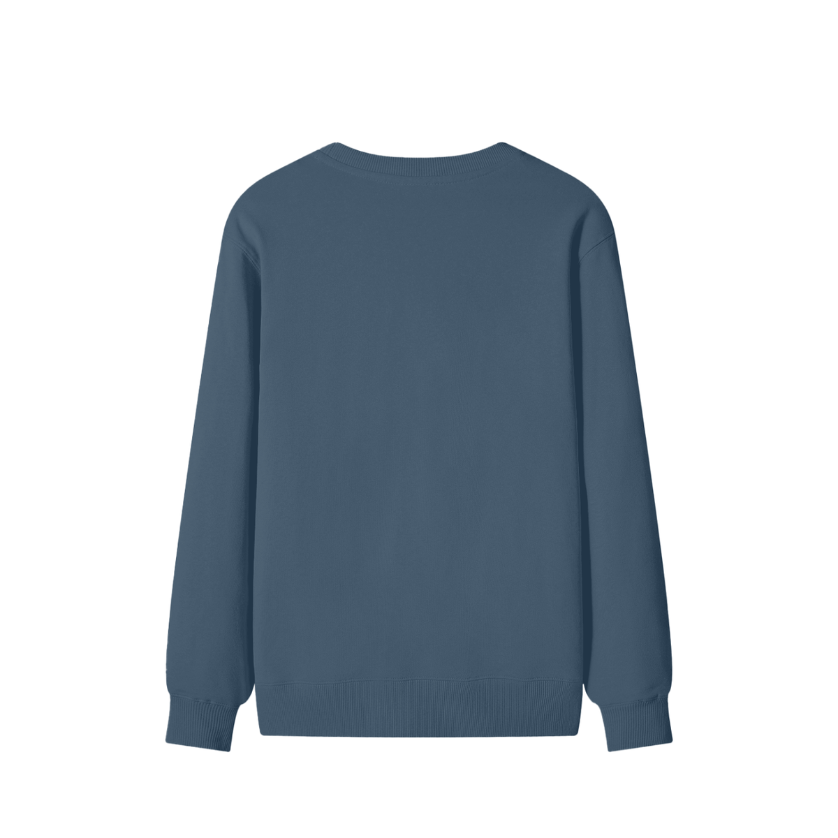 Classic Cotton Crew Sweatshirt in Ink Blue, back