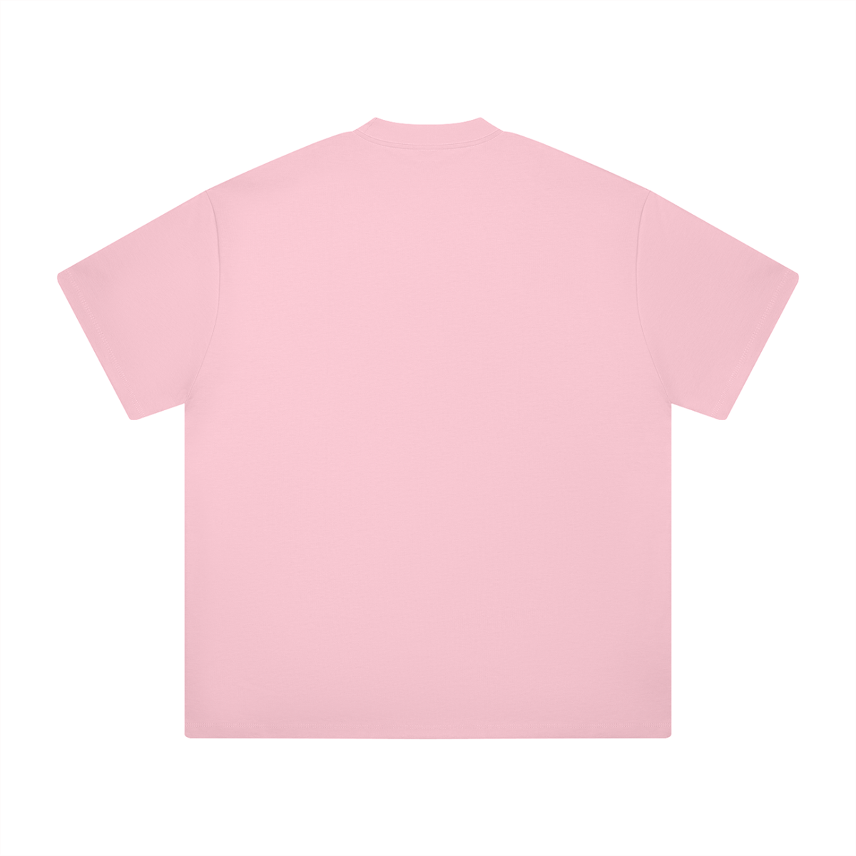 Ultra Heavyweight Tee in Pink, back