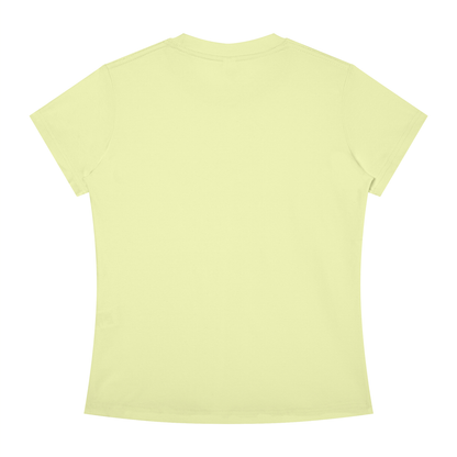 Women's Slim Fit Tee in Light Green, back