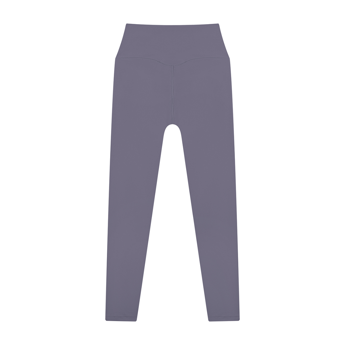 High Waisted Leggings in Dark Purple, back
