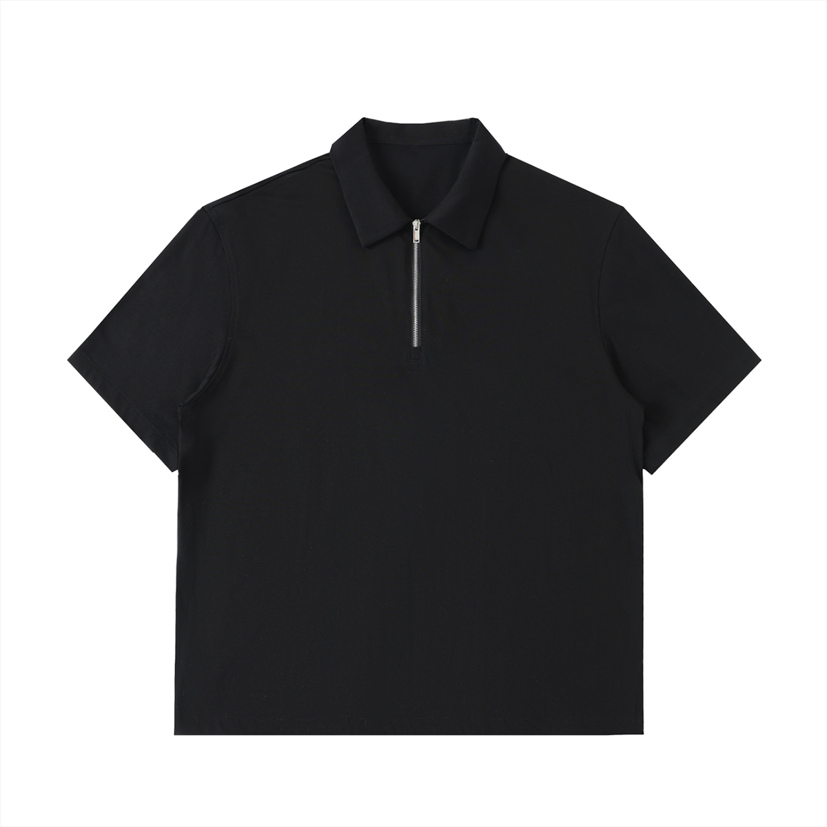 Half-Zip Cotton Polo