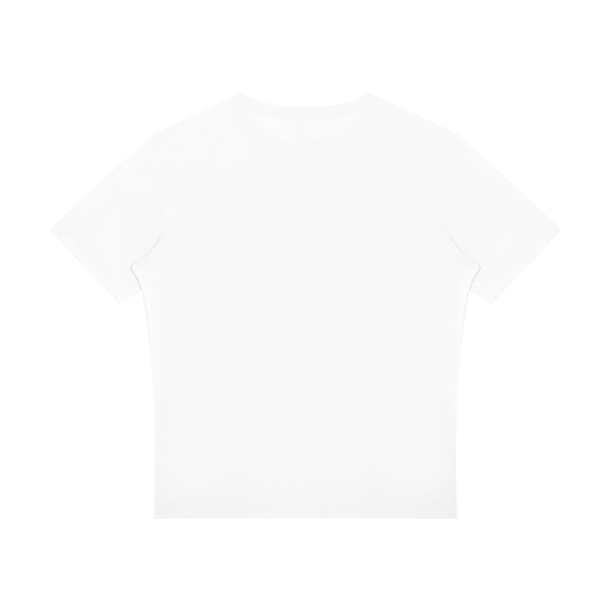 Reflective Raglan Running Tee in White, back