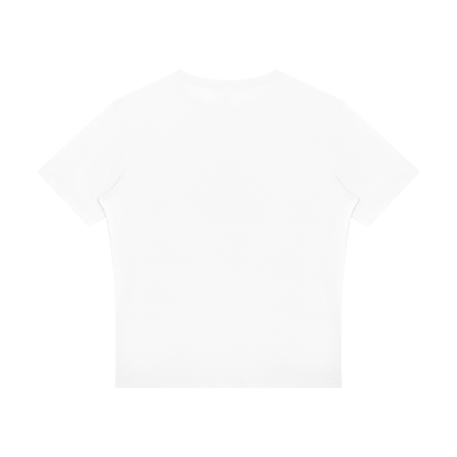 Reflective Raglan Running Tee in White, back