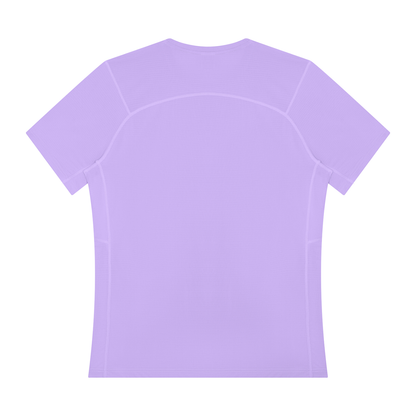 Men's Performance Running Tee in Purple, back