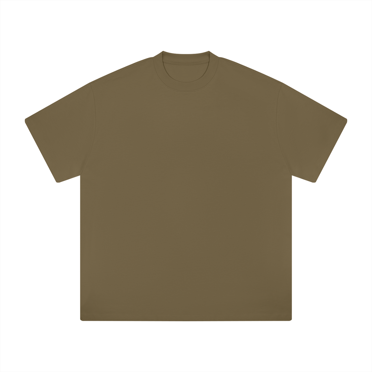 Ultra Heavyweight Tee in Coffee, front