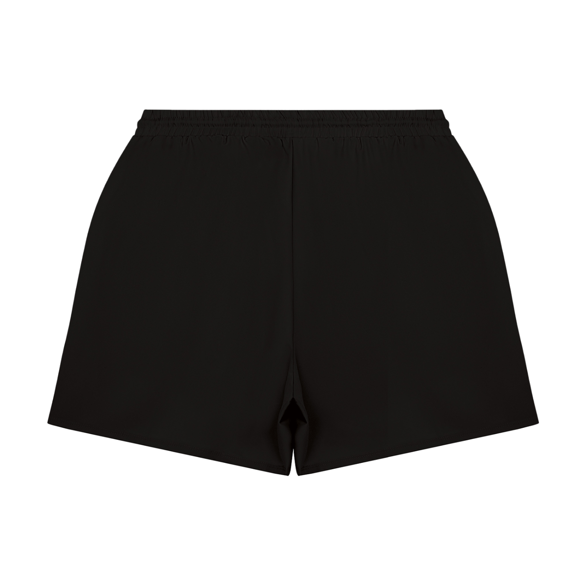 Men's Lined Running Shorts in Black, back
