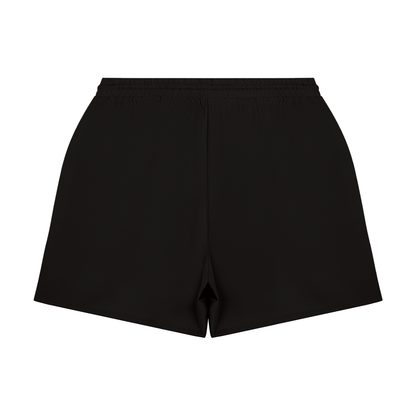 Men's Lined Running Shorts in Black, back