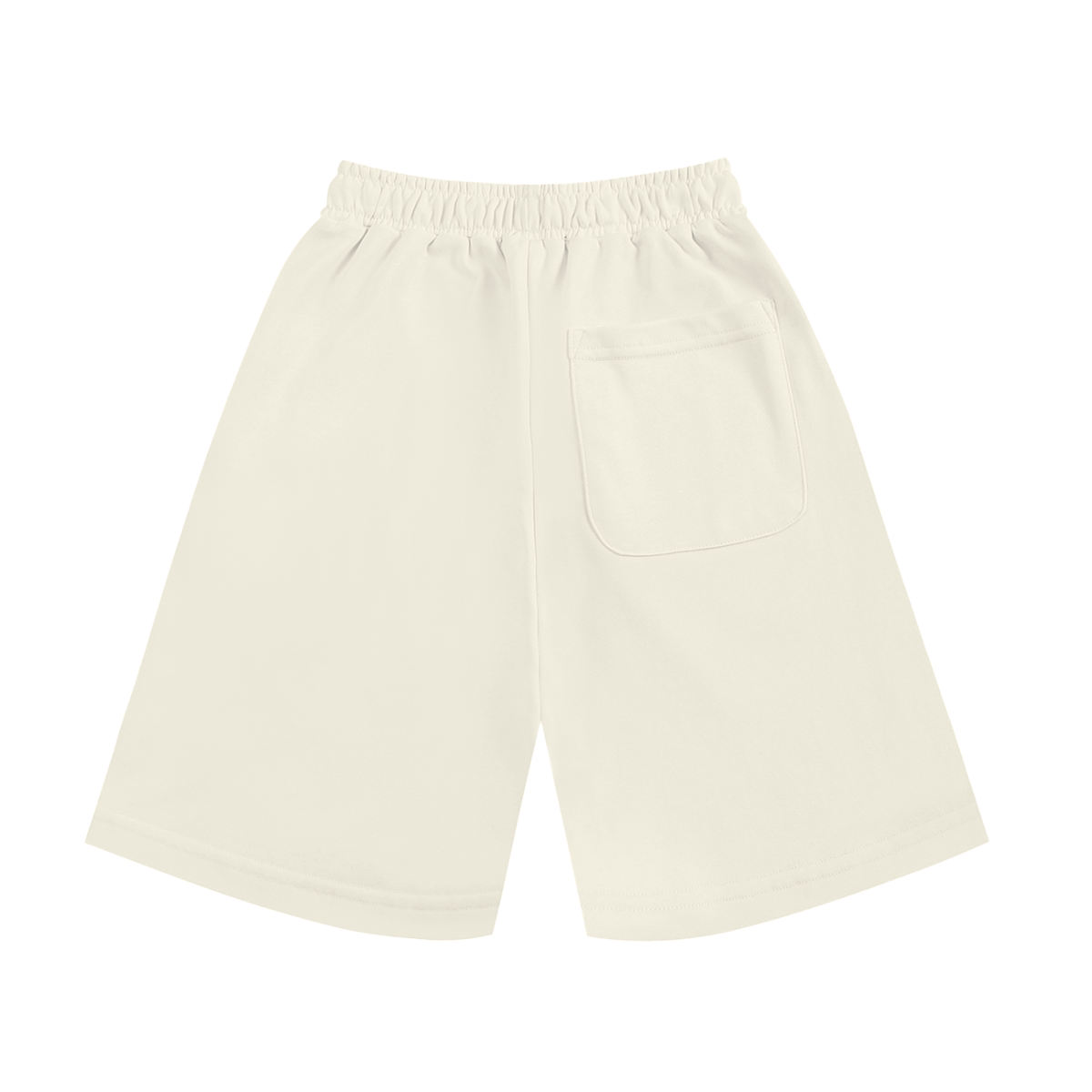 Kids Sports Shorts in Light Apricot, back