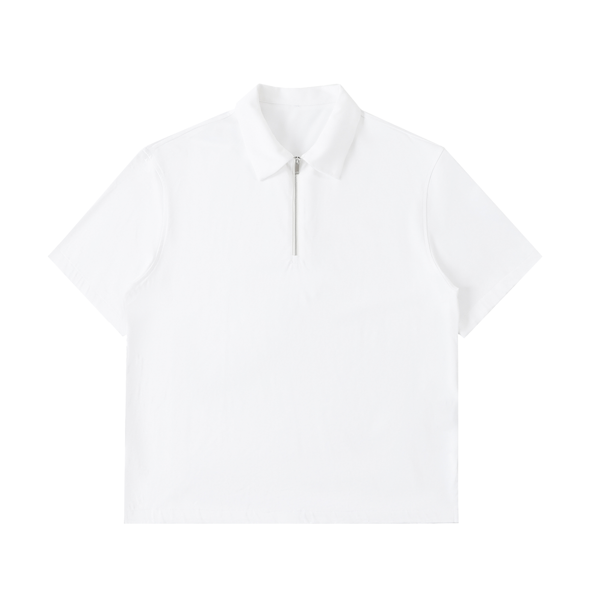 Half-Zip Cotton Polo