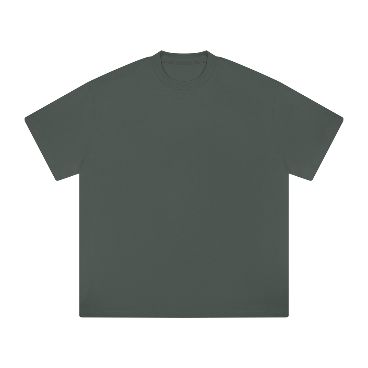 Ultra Heavyweight Tee in Dark Grey, front