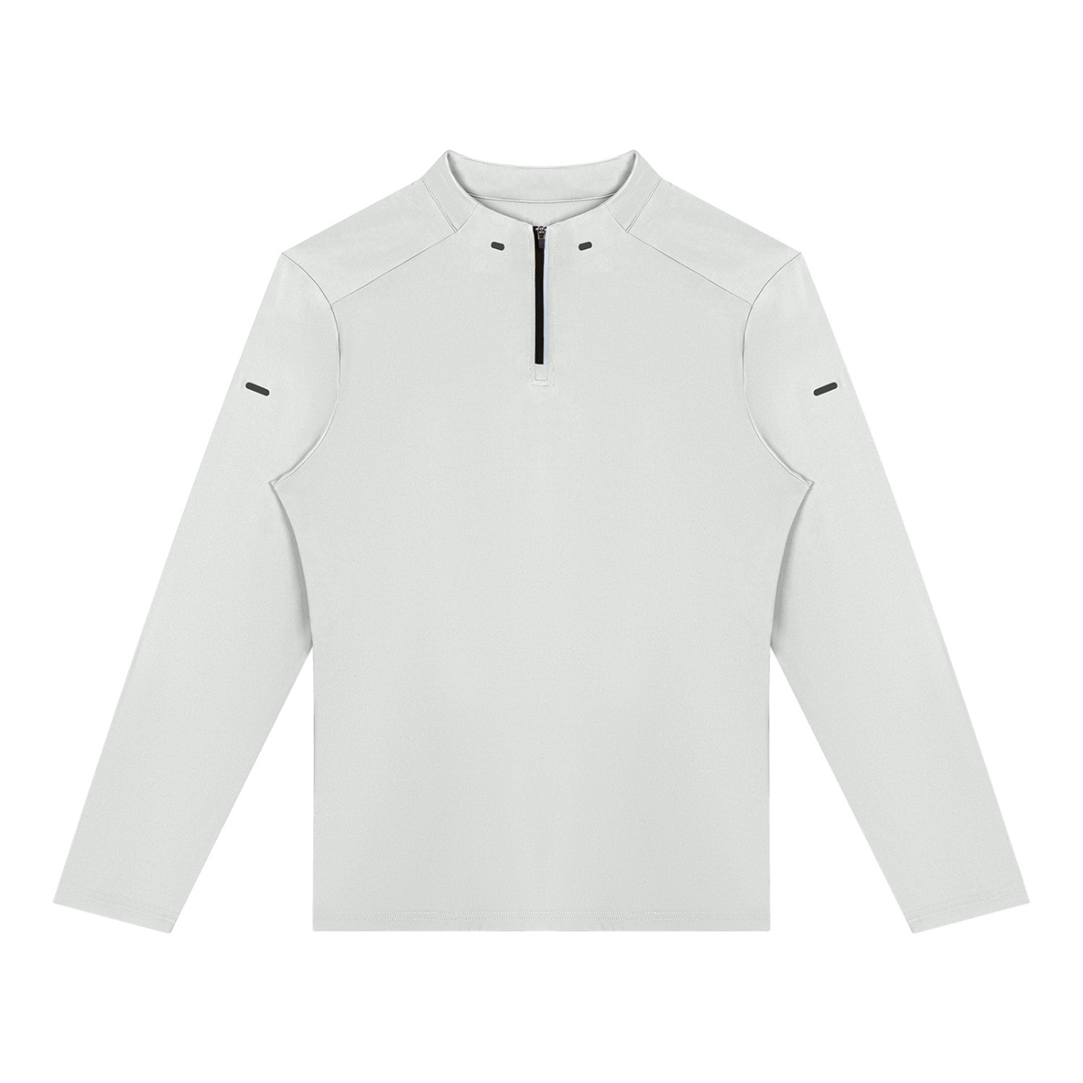 Quarter-Zip Training Top in Grey, front