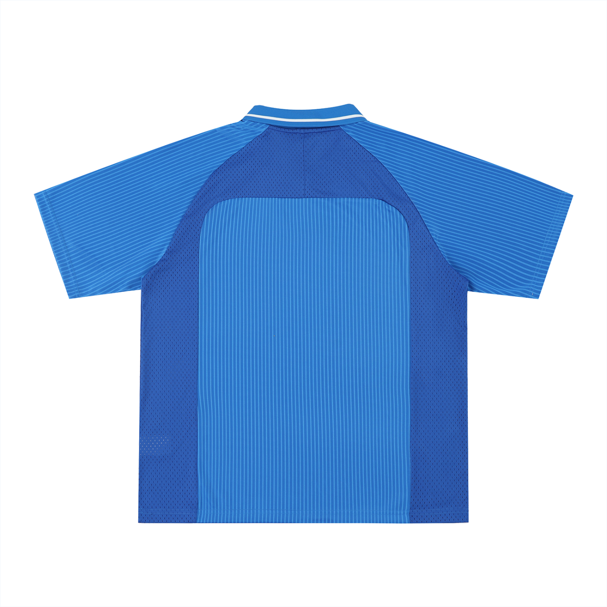 Striped Football Jersey in Blue, back