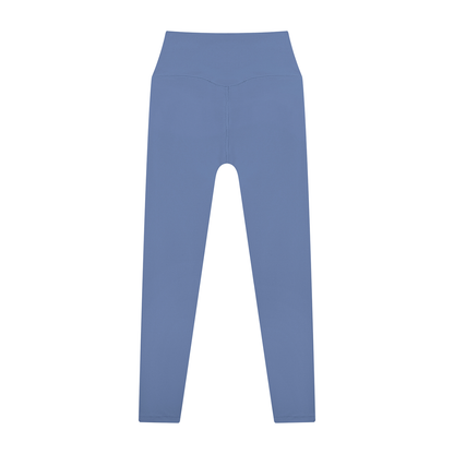 High Waisted Leggings in Cobalt, back