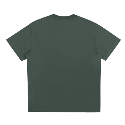 Quick-Dry Cooling Tee in Green, back