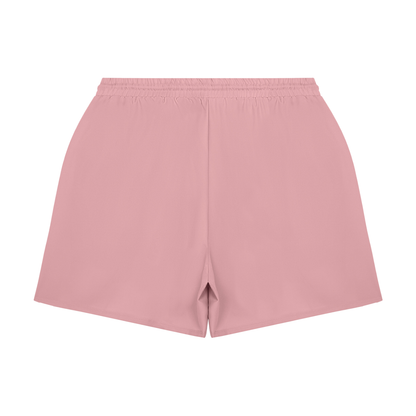 Men's Lined Running Shorts in Pink, back