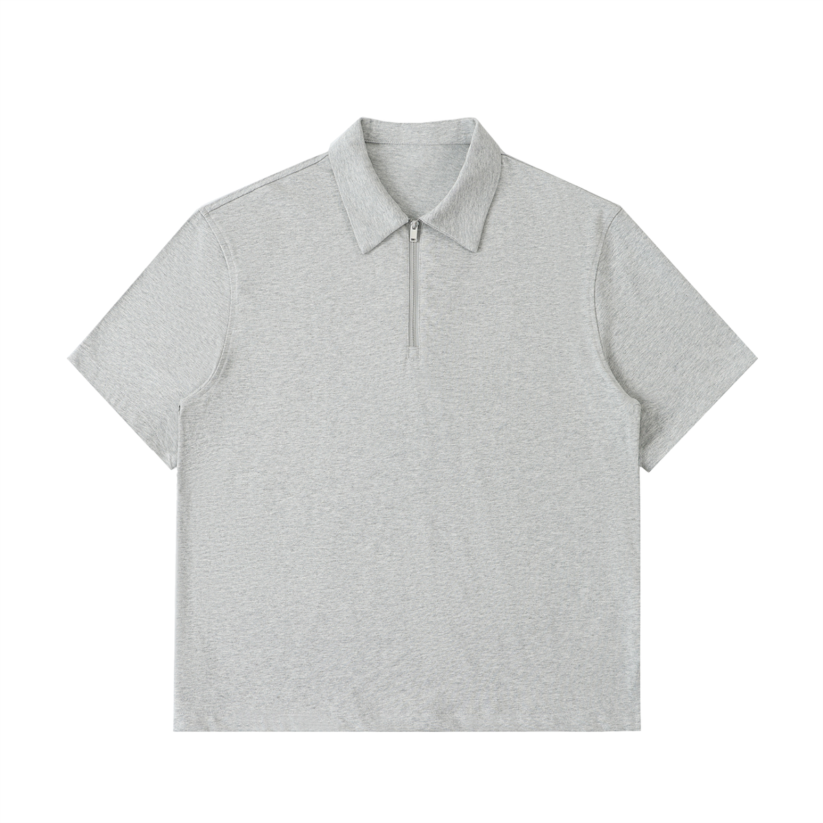 Half-Zip Cotton Polo