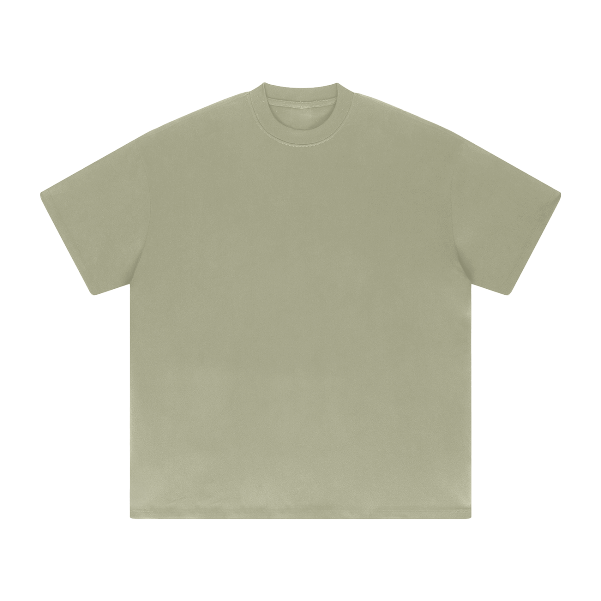 Ultra Heavyweight Tee in Grey Green, front