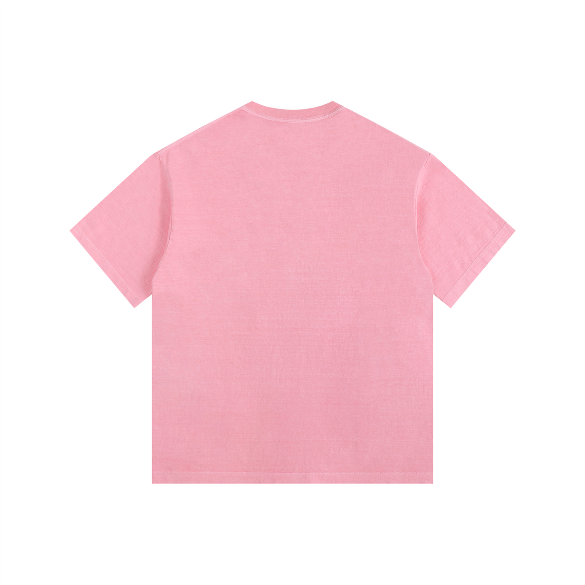 Vintage Wash Oversized Tee in Pink, back