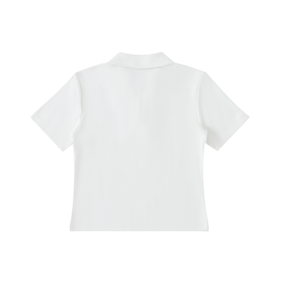 Women's Fitted Crop Polo
