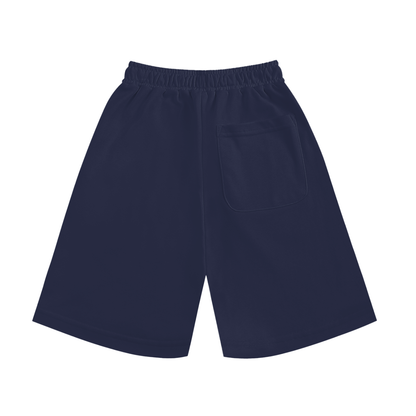 Kids Sports Shorts in Navy, back