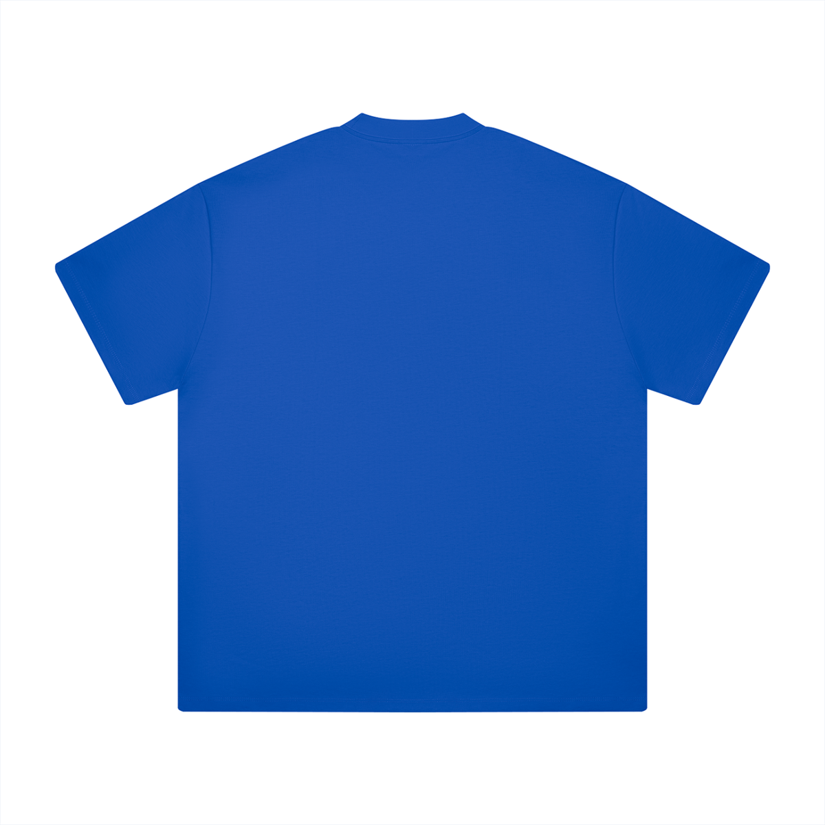 Ultra Heavyweight Tee in Bright Blue, back