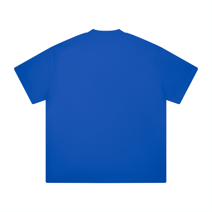 Ultra Heavyweight Tee in Bright Blue, back