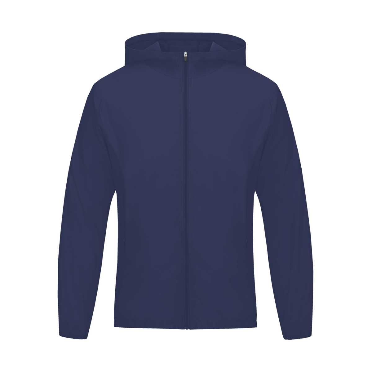 Lightweight Hooded Training Jacket in Dark Blue, front