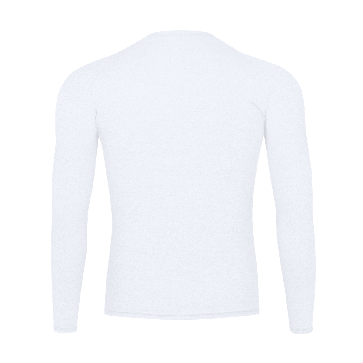 Long Sleeve Training Top in White, back