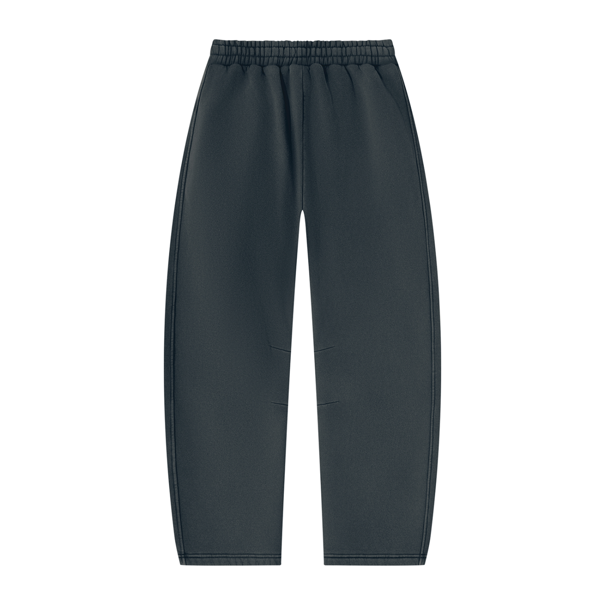 Vintage Wash Barrel Leg Sweatpants in Navy, back