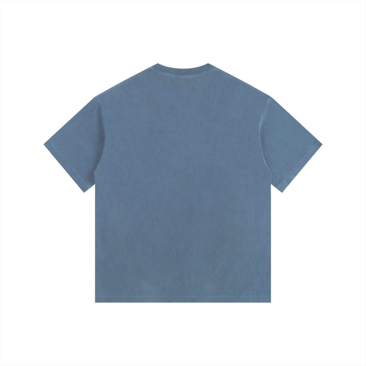 Vintage Wash Oversized Tee in Royal Blue, back