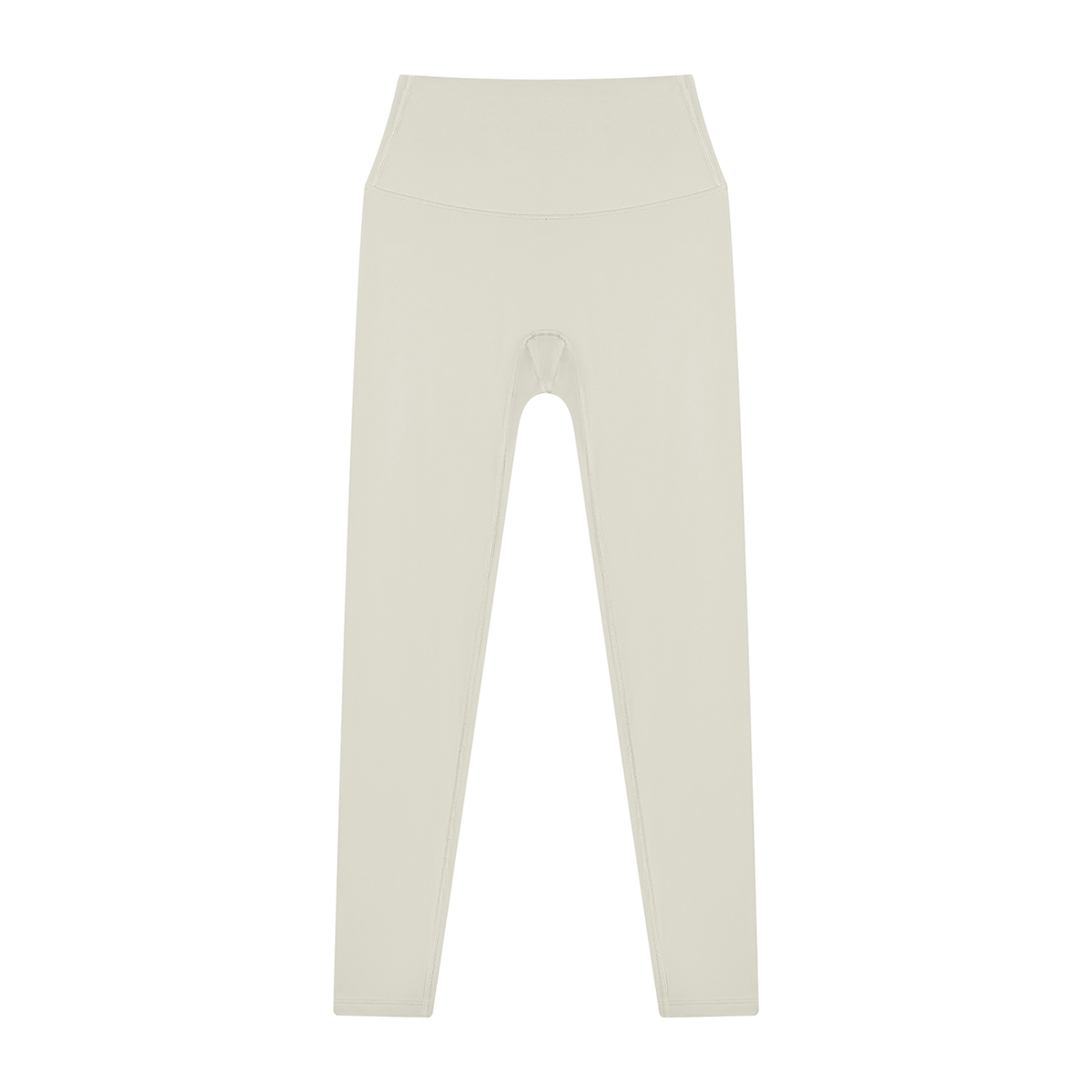 High Waisted Leggings in Light Grey, front