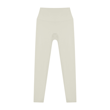 High Waisted Leggings in Light Grey, front