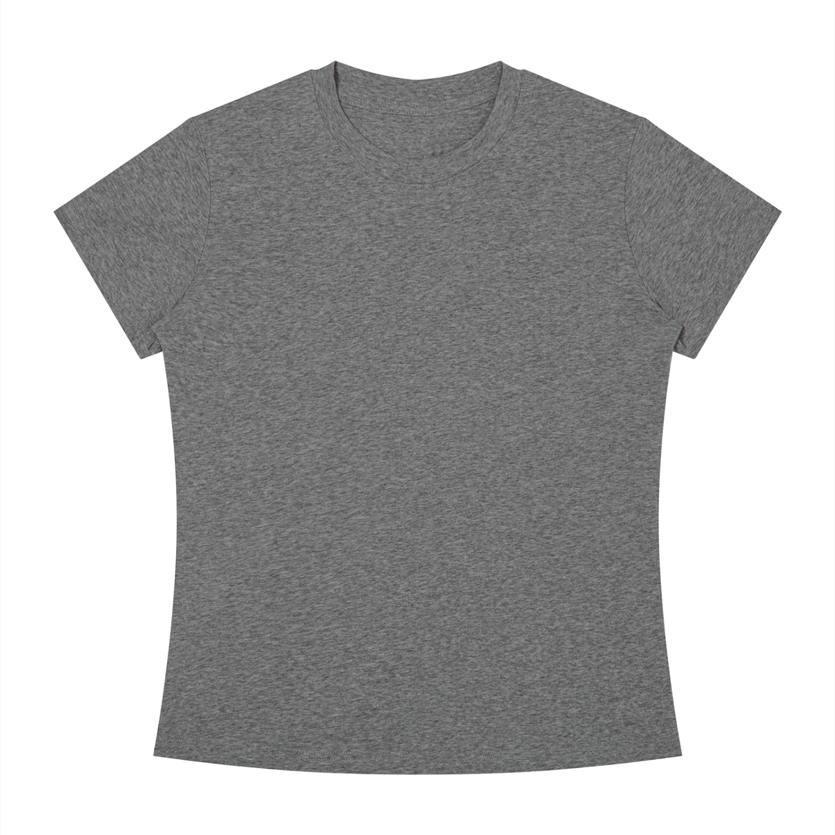 Women's Slim Fit Tee in Dark Grey, front
