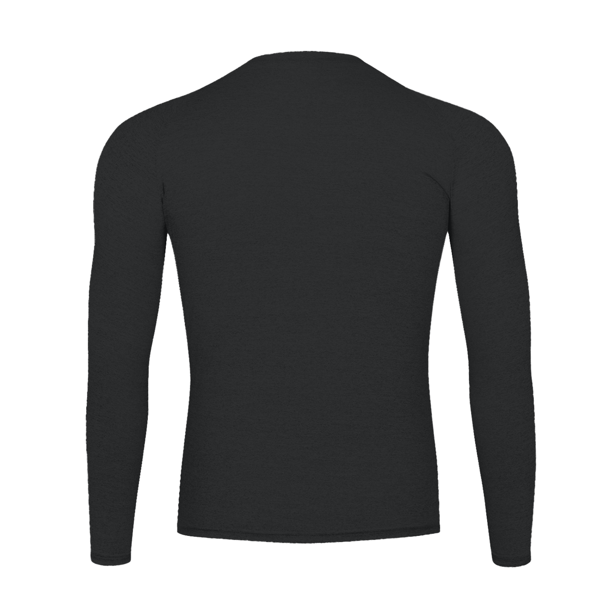 Long Sleeve Training Top in Black, back