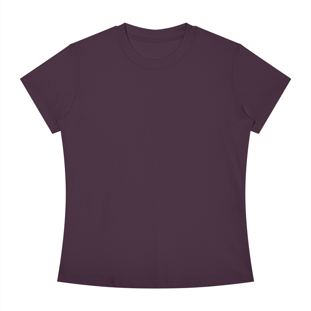 Women's Slim Fit Tee in Deep Purple, front