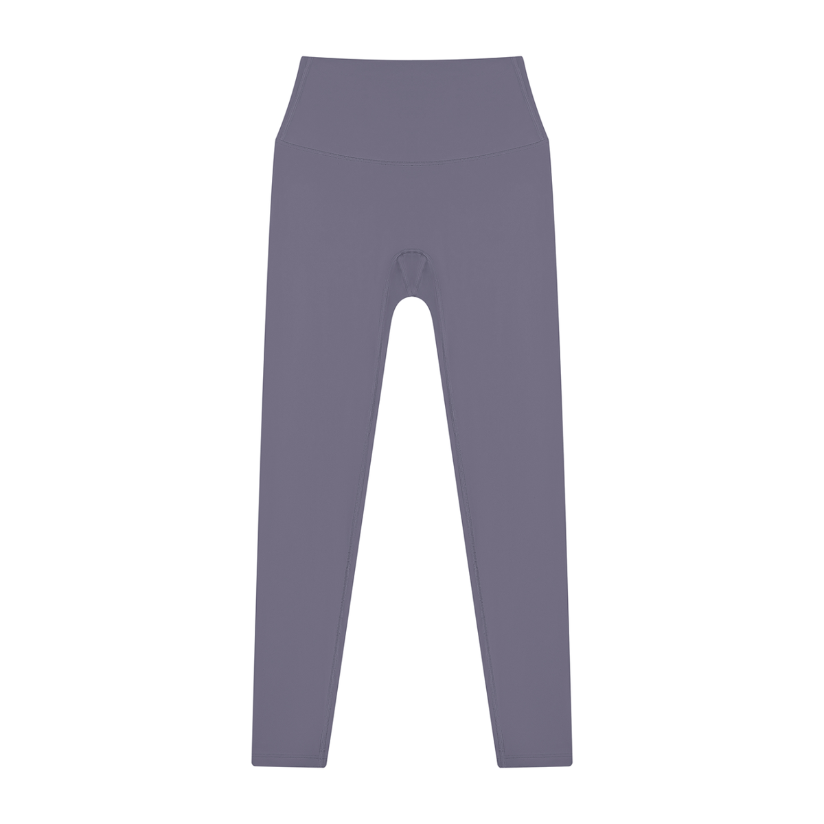 High Waisted Leggings in Dark Purple, front