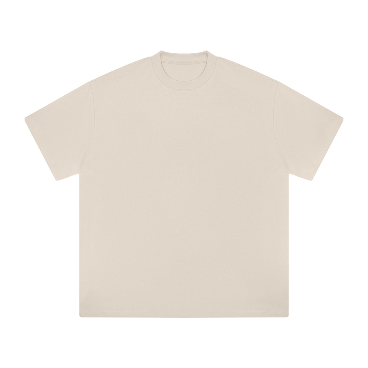 Ultra Heavyweight Tee in Light Apricot, front
