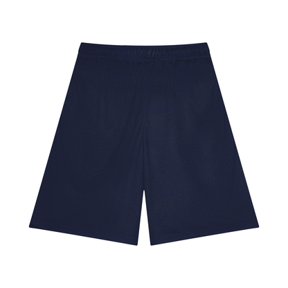 Mesh Basketball Shorts in Navy, front
