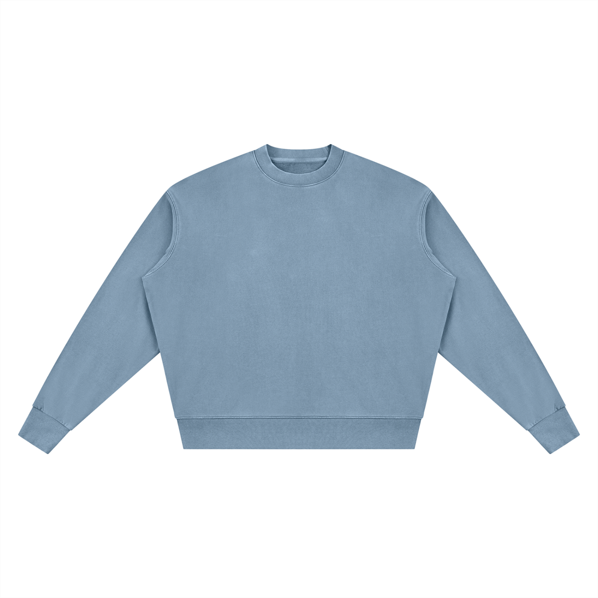 Vintage Wash Crew Sweatshirt in Jeans Blue, front