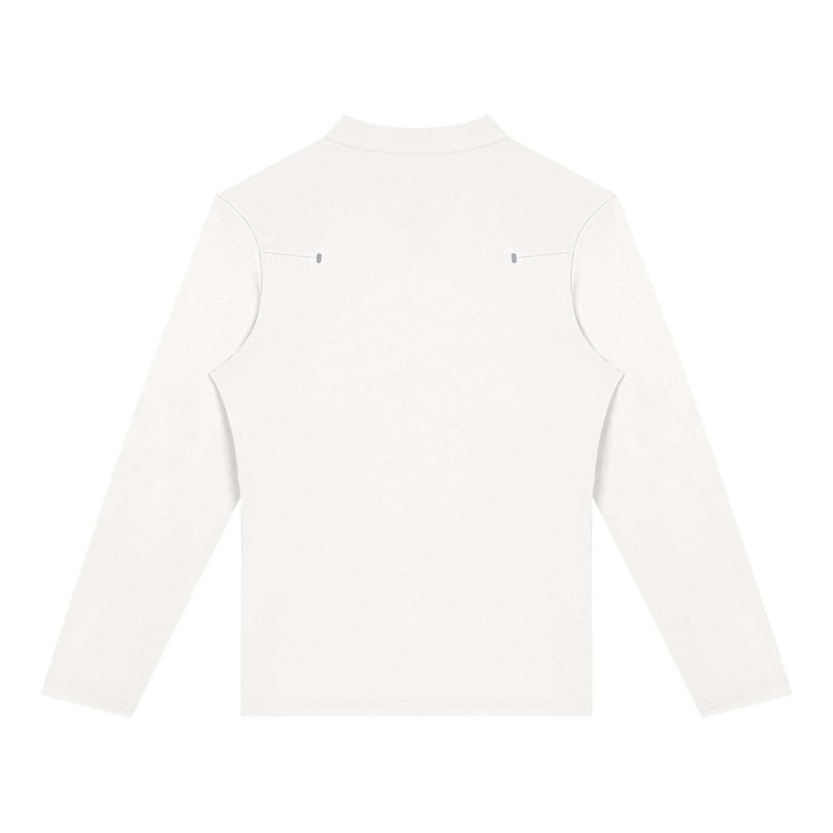 Quarter-Zip Training Top in White, back