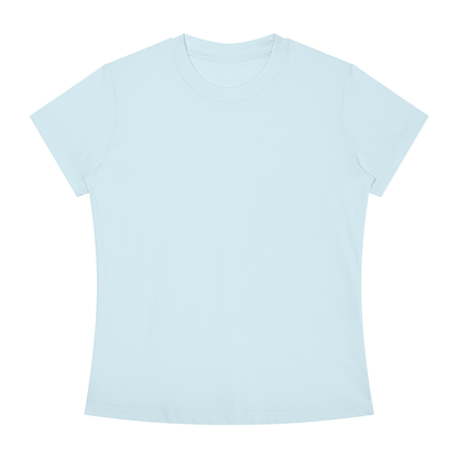 Women's Slim Fit Tee in Sky Blue, front